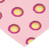 Chemin De Table Long Motif sans couture sur rose (Coin)