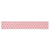 Chemin De Table Long Motif sans couture sur rose (Horizontal)
