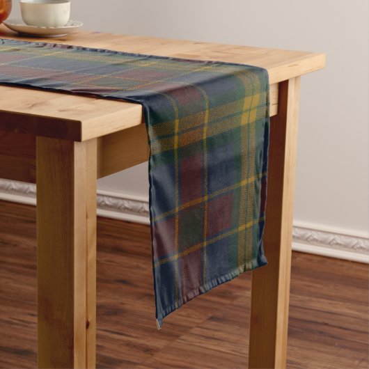 Chemin De Table Long Motif Tartan Rouge Vert Classique de Noël à Plaid (In Situ)