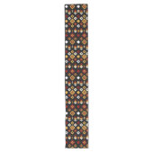 Chemin De Table Long Motif triangulaire géométrique (Devant)