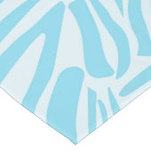 Chemin De Table Long Motif Zèbre Bleu (Coin)