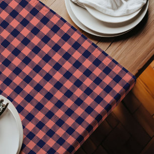 Chemin De Table Long Nappe Moderne Coral Marine Table Tendance Plaid