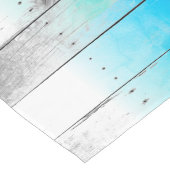 Chemin De Table Long Nautique patiné en bois peint par bleu de bois de (Coin)