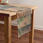 Chemin De Table Long Noël Conifères rustiques Bois de pin (In Situ)