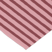 Chemin De Table Long Noel rose foncé rouge 2 couleurs rayé (Coin)