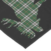 Chemin De Table Long Nouvelle-Écosse Cap-Breton tartan moose coureur (Coin)
