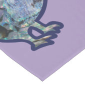 CHEMIN DE TABLE LONG NOUVELLE ZÉLANDE KIWI OISEAU PAUA SHELL MOTIF RÉPÉ (Coin)