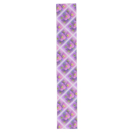 Chemin De Table Long Nuances de violet (Devant)