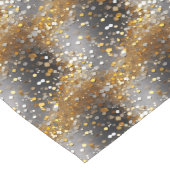 Chemin De Table Long Or et argent décoratifs brillants (Coin)