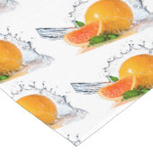Chemin De Table Long Orange Éclaboussure (Coin)