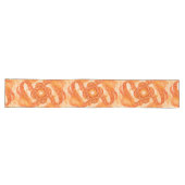 Chemin De Table Long Orange Tourbillon Méditerranéen (Horizontal)