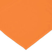 Chemin De Table Long Orange uni Halloween personnalisable (Coin)