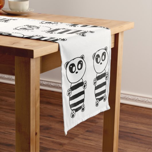 Chemin De Table Long Panda Kid (In Situ)