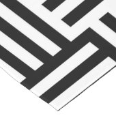 Chemin De Table Long Panier noir et blanc (Coin)