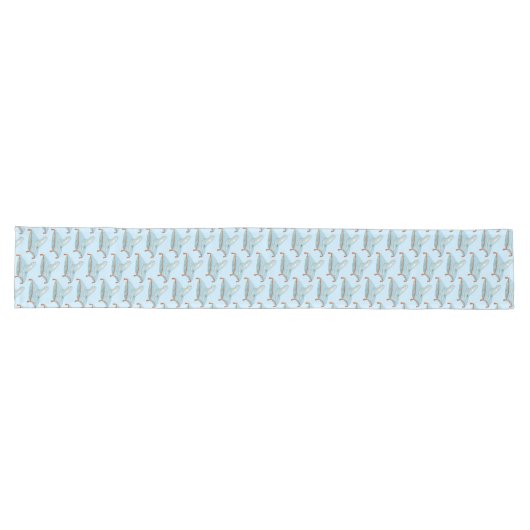 Chemin De Table Long pantoufle de verre (Horizontal)