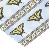 Chemin De Table Long Papillon Swallowtail Jaune Sud-Ouest Bleu Long (Coin)