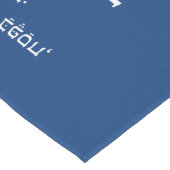 Chemin De Table Long Pâque - Seder Pesach Hébreu Haggadah Citation (Coin)