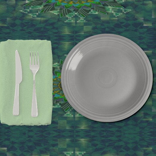 Chemin De Table Long Parameterisation du puzzle à carré floral feuillu