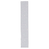 Chemin De Table Long Parties scintillant d'argent Texture diamant blanc (Devant)