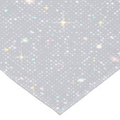 Chemin De Table Long Parties scintillant d'argent Texture diamant blanc (Coin)