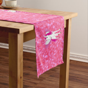 Chemin De Table Long Parties scintillant rose Pastel Unicorn Thème