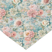 Chemin De Table Long Pastel Floral Table Runner à Rococo Mode (Coin)