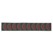 Chemin De Table Long Pastèque de Palestine Broderie tatreez rouge (Horizontal)