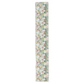 Chemin De Table Long Pattern Elegant Magnolia Flowers (Devant)