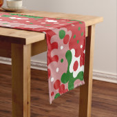 Chemin De Table Long Patters de Groovy Funky Mod Retro Christmas (In Situ)