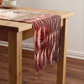 Chemin De Table Long Paysage d'hiver scandinave en 3D (In Situ)