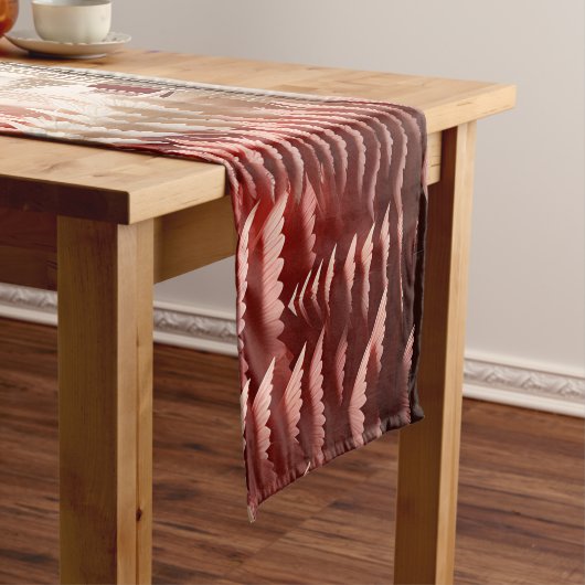 Chemin De Table Long Paysage d'hiver scandinave en 3D (In Situ)