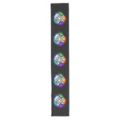 Chemin De Table Long pentagramme wiccan (Devant)
