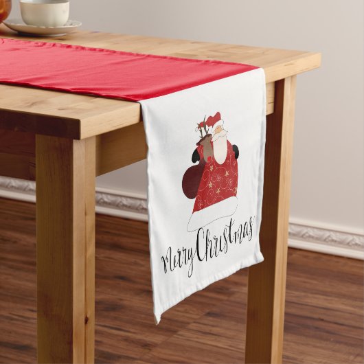 Chemin De Table Long Père Noël et Rudolph (In Situ)
