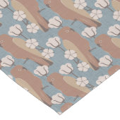 Chemin De Table Long Perroquets et fleur de coton (Coin)