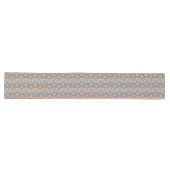 Chemin De Table Long Perroquets et fleur de coton (Horizontal)