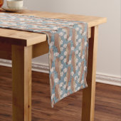 Chemin De Table Long Perroquets et fleur de coton (In Situ)