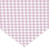 Chemin De Table Long Pétale Rose Et Blanc En vichy À damiers (Coin)