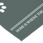 Chemin De Table Long Photo personnalisée Collage Chats vert (Coin)