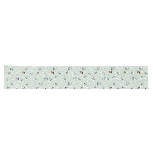 Chemin De Table Long Pibull Dogs Table Runer (Horizontal)