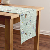 Chemin De Table Long Pibull Dogs Table Runer (In Situ)