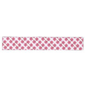 Chemin De Table Long Pies roses du coureur de table (Horizontal)