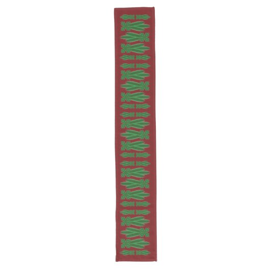 Chemin De Table Long Pine Comet Garnet Runner table (Devant)