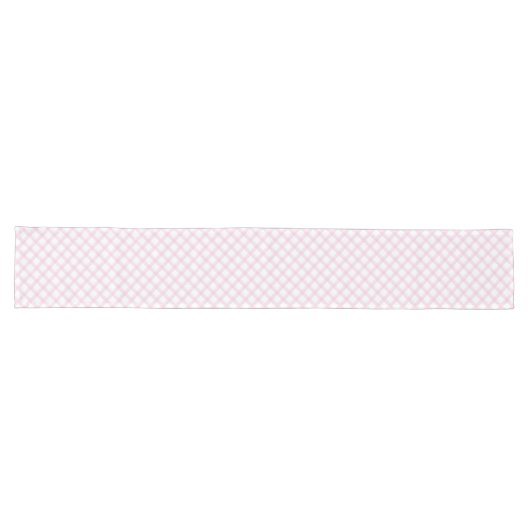 Chemin De Table Long Pink Check Table Runner Style saisonnier et quotid (Horizontal)