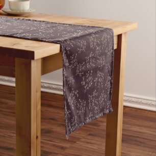 Chemin De Table Long Plaques simples palette de couleurs d'automne Vi