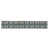 Chemin De Table Long Poinsettia bleue du tableau (Horizontal)