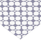 Chemin De Table Long pois blanc gris et motif (Coin)