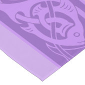 Chemin De Table Long Poisson à nouer celtique en violet (Coin)