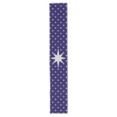 Chemin De Table Long Prosperity Christmas Star - Silver Stars (Devant)