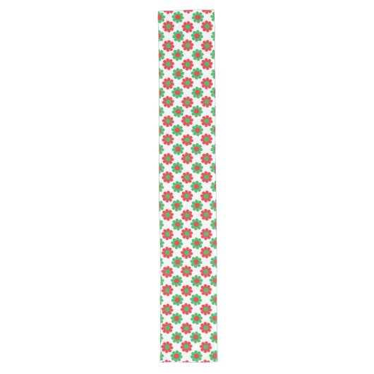Chemin De Table Long Puissance des fleurs Xmas personnalisable (Devant)