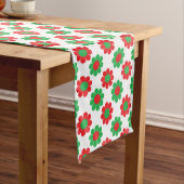 Chemin De Table Long Puissance des fleurs Xmas personnalisable (In Situ)